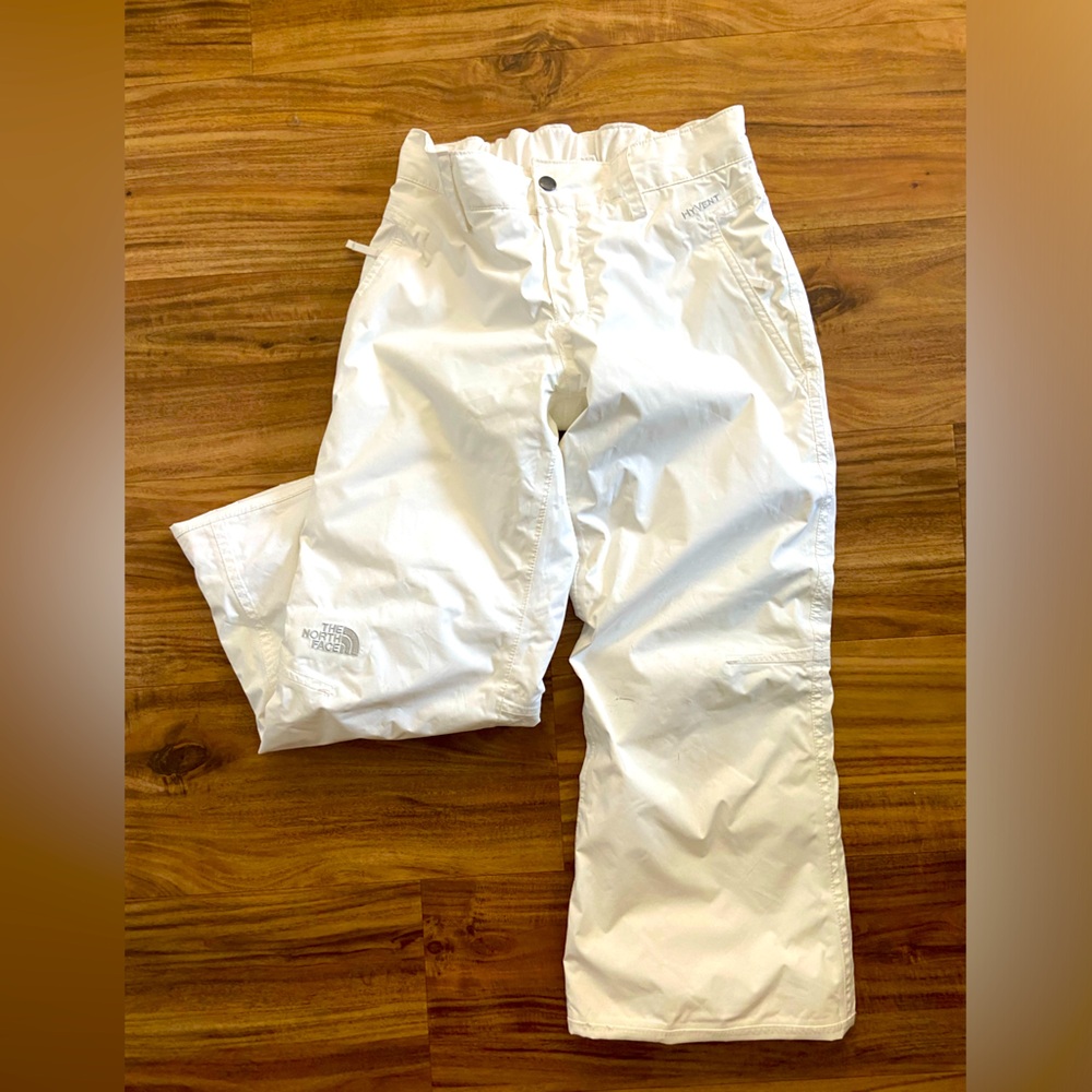 Girls north face snow pants size M